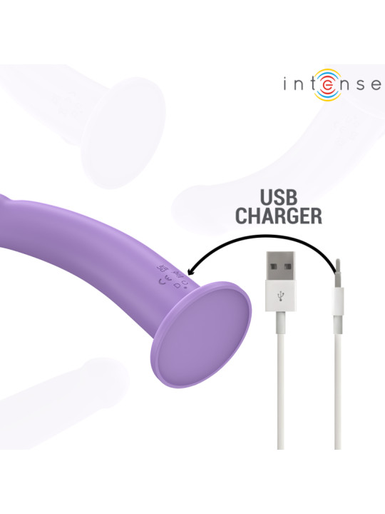 VIBRADOR EDDIE CONTROL REMOTO 10 MODOS SILICONA SEGURA DE LA MARCA INTENSE FUN