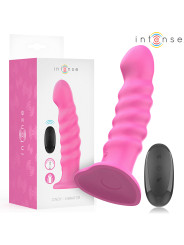 VIBRADOR ESPIRAL CONTROL REMOTO 10 INTENSIDADES SILICONA DE LA MARCA INTENSE FUN