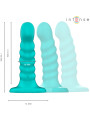 VIBRADOR ESPIRAL CONTROL REMOTO 10 VIBRACIONES AZUL SEXSHOP DE LA MARCA INTENSE FUN