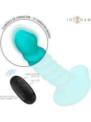 VIBRADOR ESPIRAL CONTROL REMOTO 10 VIBRACIONES AZUL SEXSHOP DE LA MARCA INTENSE FUN