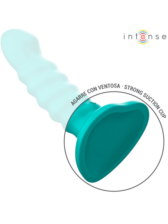 VIBRADOR ESPIRAL CONTROL REMOTO 10 VIBRACIONES AZUL SEXSHOP DE LA MARCA INTENSE FUN