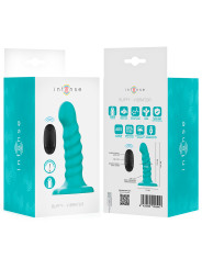 VIBRADOR ESPIRAL CONTROL REMOTO 10 VIBRACIONES AZUL SEXSHOP DE LA MARCA INTENSE FUN