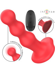 VIBRADOR CON VENTOSA CONTROL REMOTO 10 INTENSIDADES ROJO DE LA MARCA INTENSE FUN