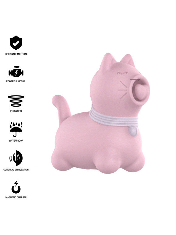 ESTIMULADOR CLITORIS PULSACIONES ROSA INTENSE PUPPY DE LA MARCA INTENSE FUN