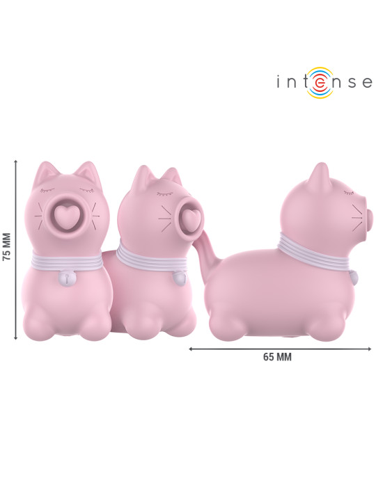 ESTIMULADOR CLITORIS PULSACIONES ROSA INTENSE PUPPY DE LA MARCA INTENSE FUN