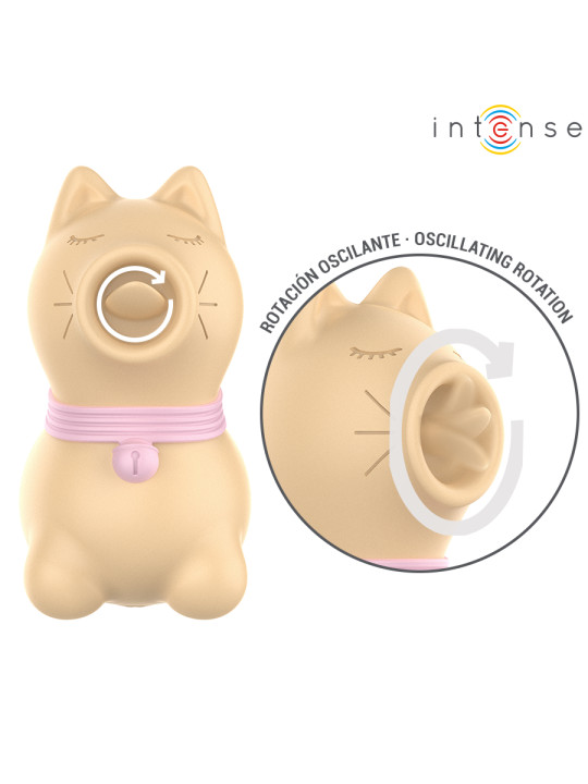 ESTIMULADOR CLITORIS LENGUA ROTADORA 360º AMARILLO INTENSE DE LA MARCA INTENSE FUN