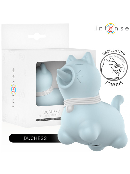 ESTIMULADOR CLITORIS LENGUA ROTADORA 360º AZUL INTENSE DE LA MARCA INTENSE FUN