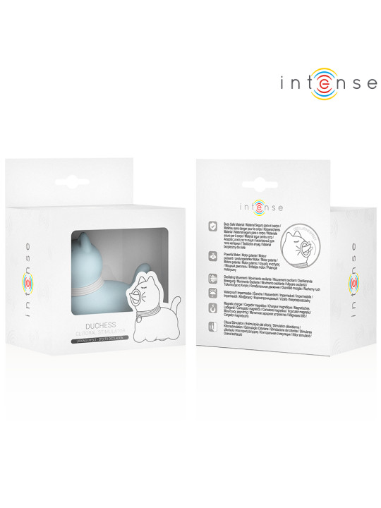 ESTIMULADOR CLITORIS LENGUA ROTADORA 360º AZUL INTENSE DE LA MARCA INTENSE FUN