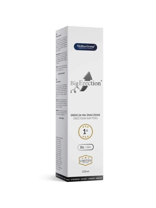 GEL ERECCIÓN HOMBRE 150ML ESTIMULANTE SENSIBILIDAD NATURAL DE LA MARCA MEDICA GROUP