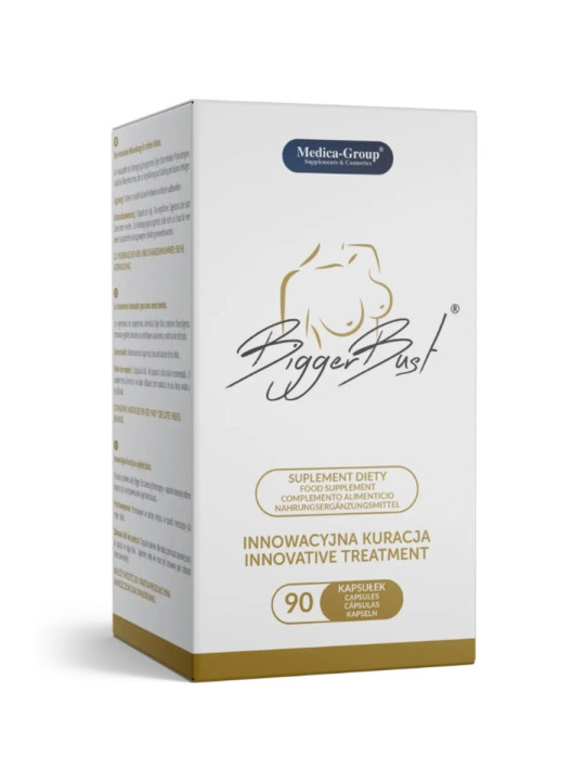SUPLEMENTO REAFIRMANTE PECHO NATURAL 90 CÁPSULAS DE LA MARCA MEDICA GROUP
