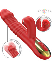 THALIA VIBRADOR TRIPLE ESTIMULACIÓN EMPUJE AUTOMÁTICO DE LA MARCA INTENSE FUN