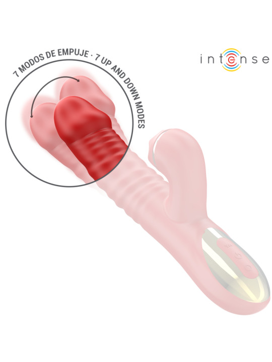THALIA VIBRADOR TRIPLE ESTIMULACIÓN EMPUJE AUTOMÁTICO DE LA MARCA INTENSE FUN