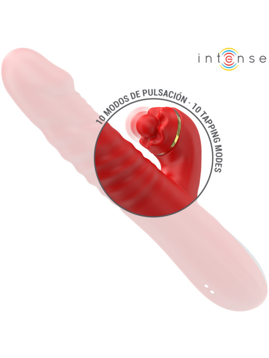 THALIA VIBRADOR TRIPLE ESTIMULACIÓN EMPUJE AUTOMÁTICO DE LA MARCA INTENSE FUN