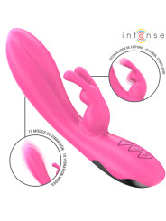 VIBRADOR RABBIT RANDALL 10 MODOS ROSA ESTIMULACIÓN DUAL DE LA MARCA INTENSE FUN