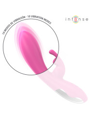 VIBRADOR RABBIT RANDALL 10 MODOS ROSA ESTIMULACIÓN DUAL DE LA MARCA INTENSE FUN