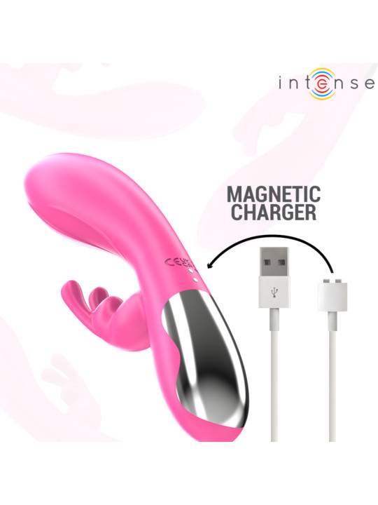 VIBRADOR RABBIT RANDALL 10 MODOS ROSA ESTIMULACIÓN DUAL DE LA MARCA INTENSE FUN