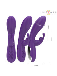 VIBRADOR RABBIT RANDALL 10 MODOS SILICONA AGUA MORADO DE LA MARCA INTENSE FUN