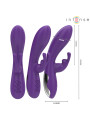 VIBRADOR RABBIT RANDALL 10 MODOS SILICONA AGUA MORADO DE LA MARCA INTENSE FUN