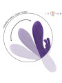 VIBRADOR RABBIT RANDALL 10 MODOS SILICONA AGUA MORADO DE LA MARCA INTENSE FUN