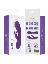 VIBRADOR RABBIT RANDALL 10 MODOS SILICONA AGUA MORADO DE LA MARCA INTENSE FUN