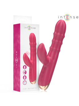 VIBRADOR 3 EN 1 CHLOE ESTIMULACIÓN SUCCIÓN SILENCIOSO DE LA MARCA INTENSE FUN