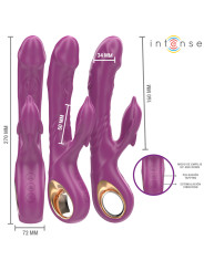 VIBRADOR HALLE CON LENGUA ESTIMULADORA DELFÍN MORADO DE LA MARCA INTENSE FUN