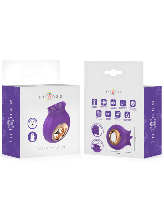INTENSE TULI ESTIMULADOR CLITORIS 9 VIBRACIONES OSCILACIONES DE LA MARCA INTENSE FUN