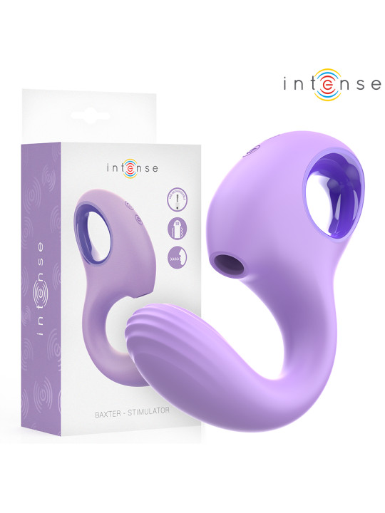 BAXTER VIBRADOR SUCCIÓN CLITORIS SILICONA PLACER INTENSO DE LA MARCA INTENSE FUN