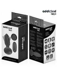 PLUG ANAL VIBRADOR CON LENGUA Y CONTROL REMOTO DE LA MARCA ADDICTED TOYS
