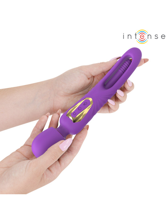 VIBRADOR WAND CHRISTY LENGUA GIRATORIA ESTIMULACIÓN DE LA MARCA INTENSE FUN