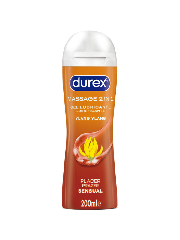 GEL DE MASAJE Y LUBRICANTE YLANG YLANG 200 ML DE LA MARCA DUREX LUBES