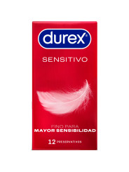 PRESERVATIVOS DUREX SENSITIVO SUAVE 12 UNIDADES DE LA MARCA DUREX CONDOMS
