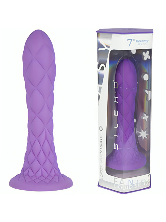 SILEXD DREAMY DILDO SILICONA TERMOREACTIVA VIOLETA 18.5CM DE LA MARCA SILEXD
