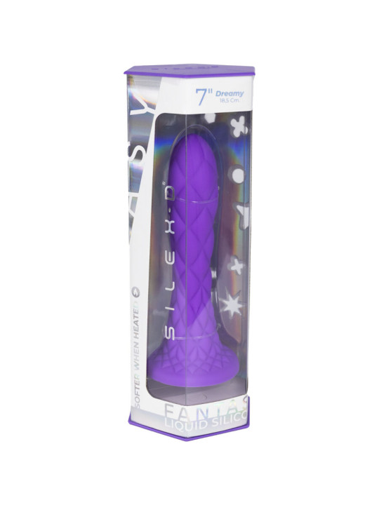 SILEXD DREAMY DILDO SILICONA TERMOREACTIVA VIOLETA 18.5CM DE LA MARCA SILEXD