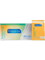 PRESERVATIVOS FEMENINOS INTERNOS SIN LÁTEX CAJA 30 UNIDADES DE LA MARCA PASANTE