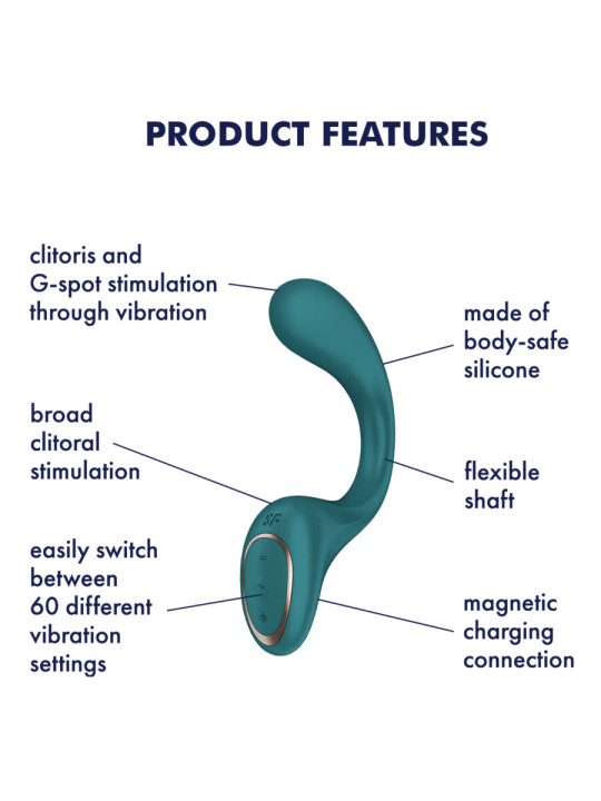 SATISFYER G GODDESS 2 VIBRADOR RABITO DUAL AGUA DE LA MARCA SATISFYER VIBRATOR