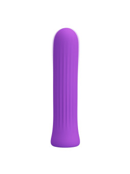 VIBRADOR RECARGABLE 12 VELOCIDADES SILICONA SUAVE DE LA MARCA PRETTY LOVE HIGH GRADE