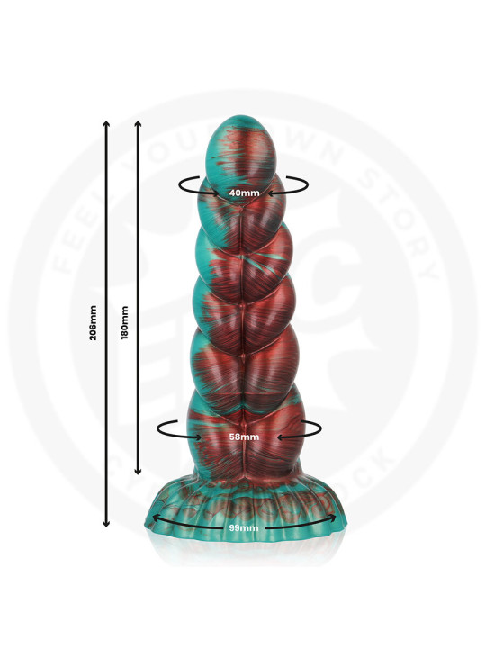 DILDO EPIC ZIRION SILICONA FUEGO ESTIMULACIÓN INTENSA DE LA MARCA EPIC
