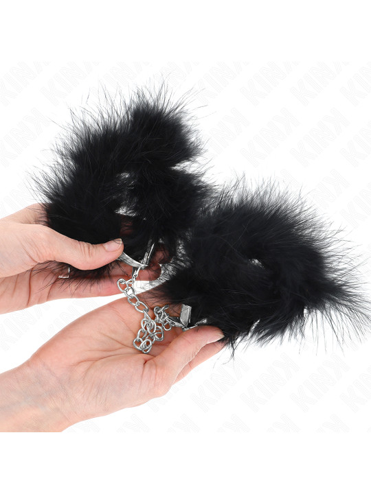 ESPOSAS PLUMAS BONDAGE SUAVES AJUSTABLES KINK MINI DE LA MARCA KINK WRIST RESTRAINT