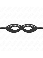 ANTIFAZ BDSM CUERO VEGANO CON REMACHES AJUSTABLE KINK DE LA MARCA KINK MASKED ALLURE