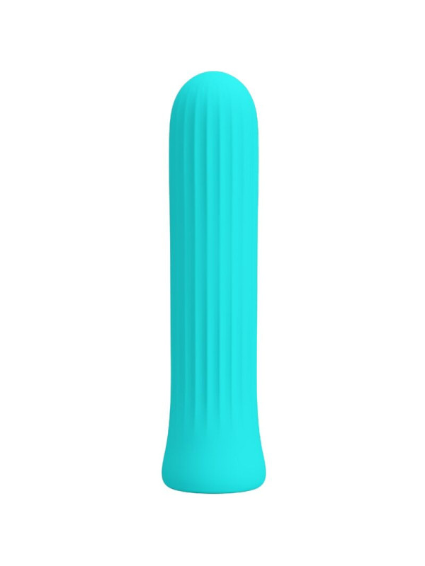 VIBRADOR RECARGABLE 12 VELOCIDADES SILICONA BLANCHÉ DE LA MARCA PRETTY LOVE C-TYPE