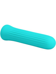 VIBRADOR RECARGABLE 12 VELOCIDADES SILICONA BLANCHÉ DE LA MARCA PRETTY LOVE C-TYPE