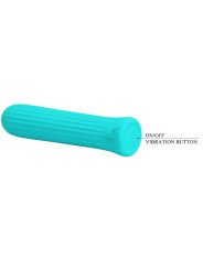 VIBRADOR RECARGABLE 12 VELOCIDADES SILICONA BLANCHÉ DE LA MARCA PRETTY LOVE C-TYPE