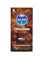 SKINS PRESERVATIVOS SABOR CHOCOLATE PACK 8 UNIDADES DE LA MARCA SKINS