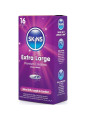 SKINS XL PRESERVATIVOS TALLA GRANDE PACK 16 UNIDADES DE LA MARCA SKINS
