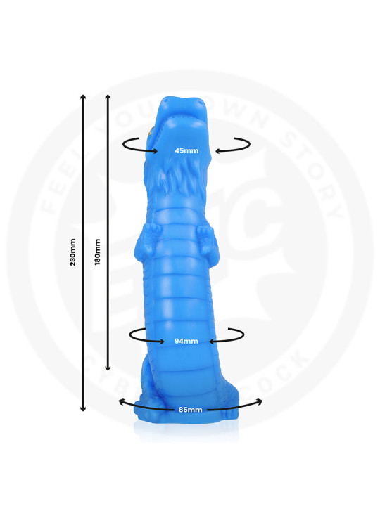 DILDO DRAGÓN NAGA SILICONA TEXTURADO PLACER INTENSO DE LA MARCA EPIC