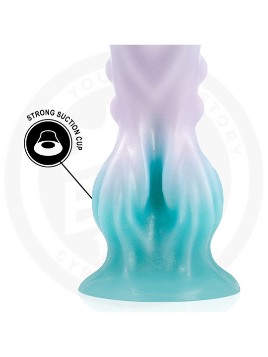 DILDO LUZ CÓSMICA LUNARA SILICONA ERGONÓMICO DE LA MARCA EPIC