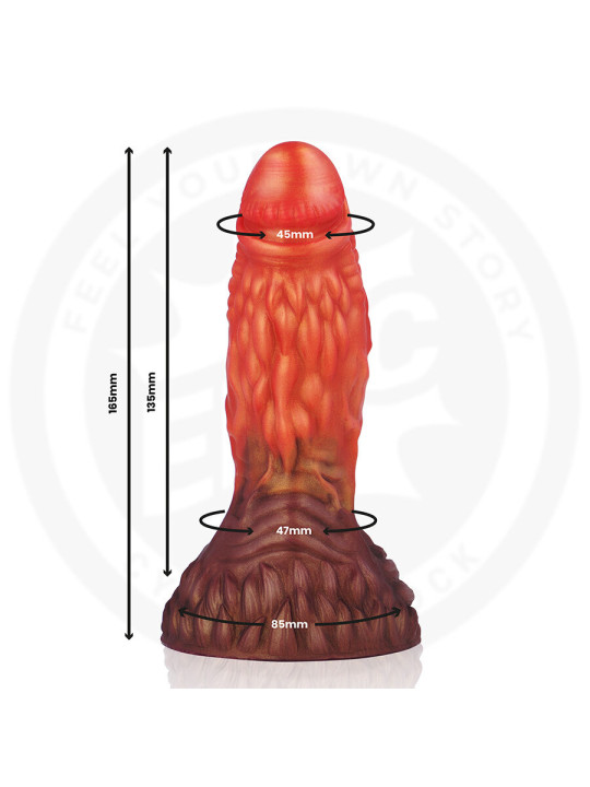 DILDO SILICONA TEXTURAS NATURALES RAÍCES ORGÁNICO DE LA MARCA EPIC