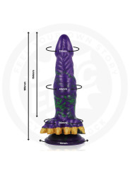 DILDO SILICONA AURORA MÍSTICA ERGONÓMICO CROCOTTA DE LA MARCA EPIC