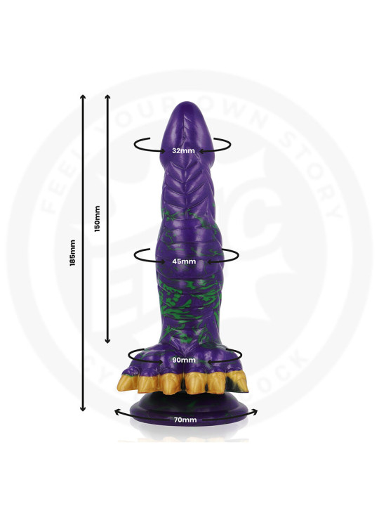 DILDO SILICONA AURORA MÍSTICA ERGONÓMICO CROCOTTA DE LA MARCA EPIC